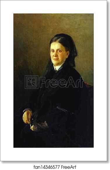 Free art print of Portrait of Anna Olsufyeva by Nikolay Gay