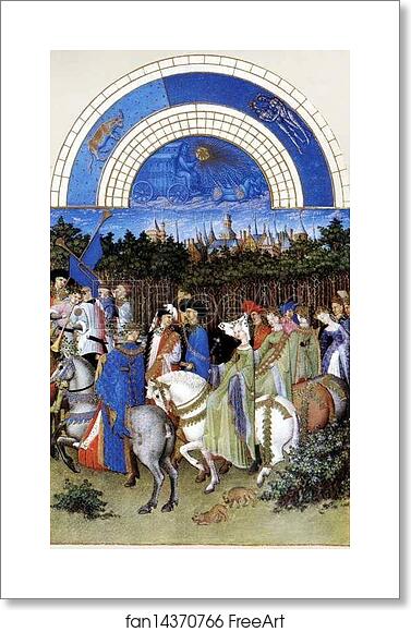 Free art print of Les tr�s riches heures du Duc de Berry. May. Hotel de Neste, the Duke's Paris Residence by Limbourg Brothers Free art print of Les tr�s riches heures du Duc de Berry. May. Hotel de Neste, the Duke's Paris Residence by Limbourg Brothers