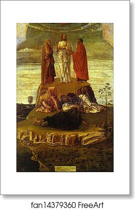 Free art print of Transfiguration by Giovanni Bellini