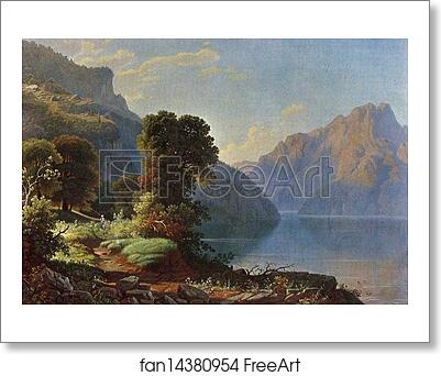 Free art print of Landscape: Mountain View by George Caleb Bingham
