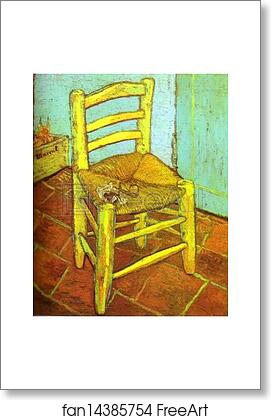 Free art print of Vincent's Chair with Pipe by Vincent Van Gogh
