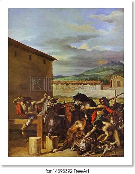 Free art print of Taming of the Bulls by Jean Louis André Théodore Géricault Free art print of Taming of the Bulls by Jean Louis André Théodore Géricault