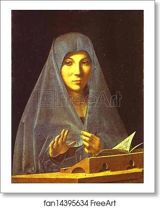 Free art print of Virgin Annunciate by Antonello Da Messina