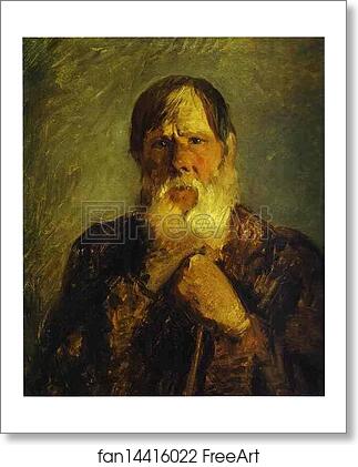 Free art print of An Old Peasant by Nikolay Gay