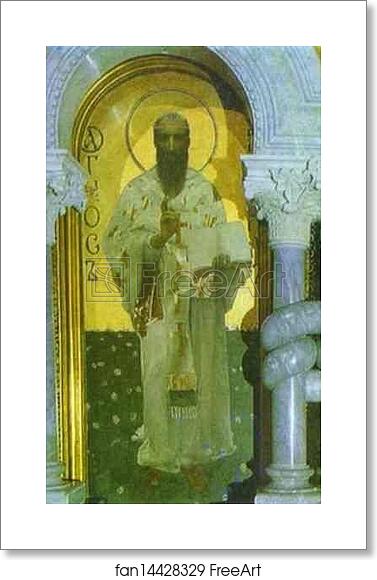 Free art print of St. Cyril by Mikhail Vrubel