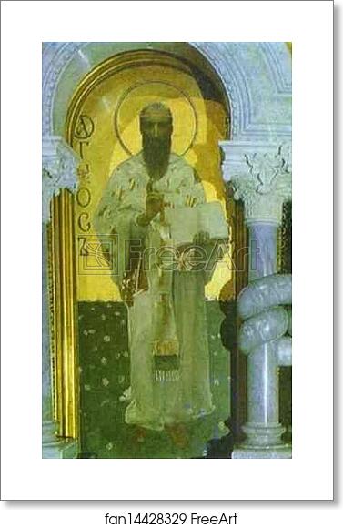 Free art print of St. Cyril by Mikhail Vrubel Free art print of St. Cyril by Mikhail Vrubel