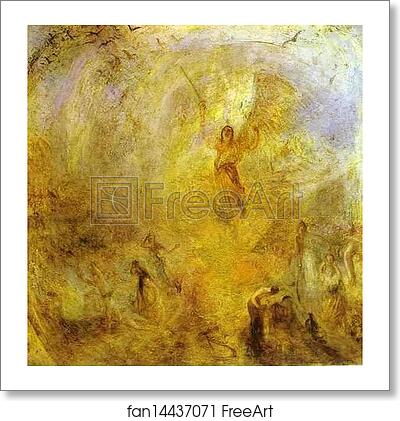 Free art print of The Angel, Standing in the Sun by Joseph Mallord William Turner