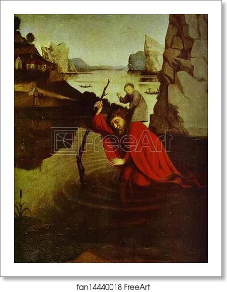 Free art print of St. Christophorus by Konrad Witz Free art print of St. Christophorus by Konrad Witz