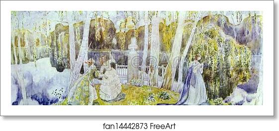 Free art print of Spring Tale by Victor Borisov-Musatov Free art print of Spring Tale by Victor Borisov-Musatov
