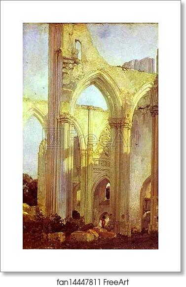 Free art print of Abbey of St. Berlin, near St. Omer by Richard Parkes Bonington Free art print of Abbey of St. Berlin, near St. Omer by Richard Parkes Bonington