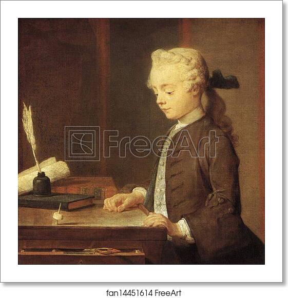 Free art print of Portrait of Auguste Gabriel Godefroy by Jean-Baptiste-Simeon Chardin Free art print of Portrait of Auguste Gabriel Godefroy by Jean-Baptiste-Simeon Chardin