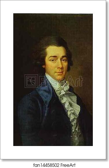 Free art print of Portrait of Nikolay Lvov, Architect, Painter and Poet by Dmitry Levitzky