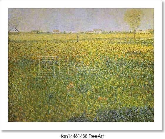 Free art print of Alfalfa, La Lucerne, Saint-Denis by Georges Seurat Free art print of Alfalfa, La Lucerne, Saint-Denis by Georges Seurat