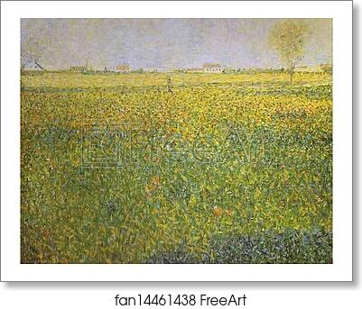 Free art print of Alfalfa, La Lucerne, Saint-Denis by Georges Seurat