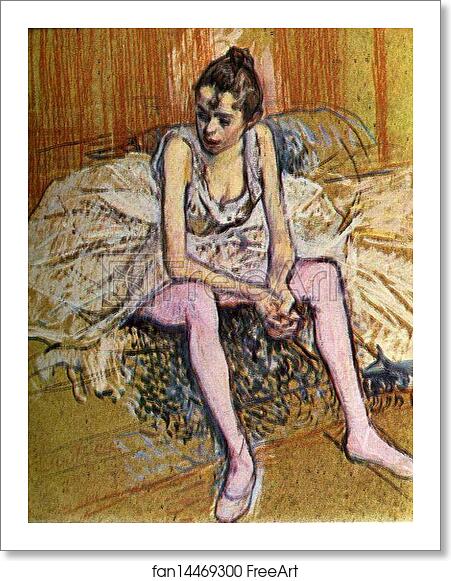 Free art print of Seated Dancer by Henri De Toulouse-Lautrec Free art print of Seated Dancer by Henri De Toulouse-Lautrec