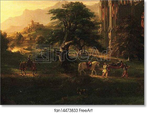 Free art print of The Return. Detail by Thomas Cole