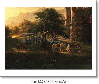 Free art print of The Return. Detail by Thomas Cole