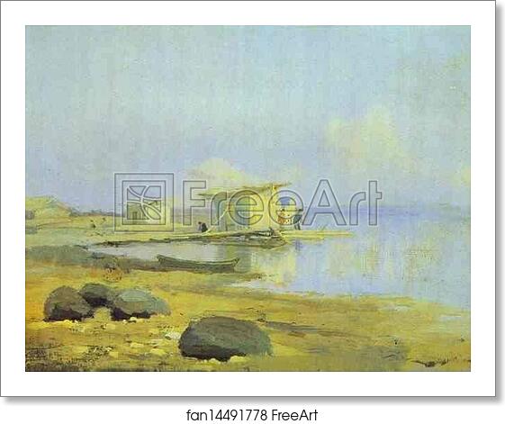 Free art print of On the River. Calm by Feodor Vasilyev Free art print of On the River. Calm by Feodor Vasilyev