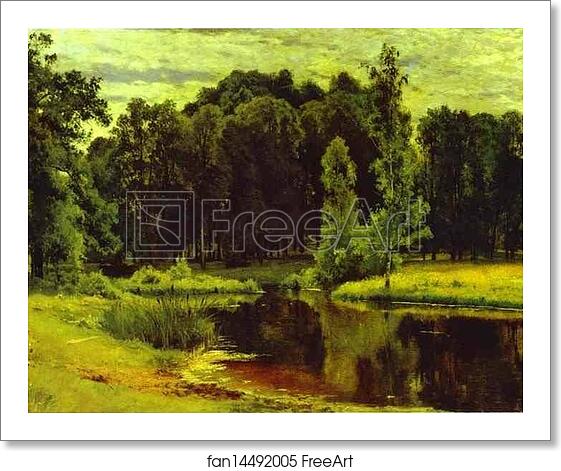 Free art print of Pond in a Old Park by Ivan Shishkin Free art print of Pond in a Old Park by Ivan Shishkin