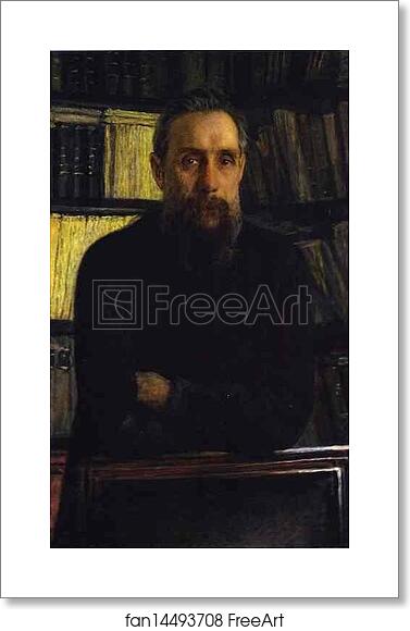 Free art print of Portrait of Pavel Kostychev by Nikolay Gay