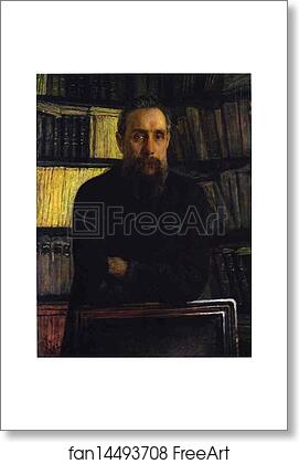 Free art print of Portrait of Pavel Kostychev by Nikolay Gay