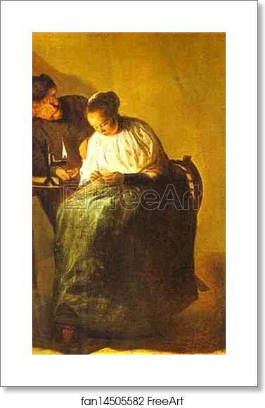Free art print of Man Offering a Woman Money by Judith Leyster Free art print of Man Offering a Woman Money by Judith Leyster