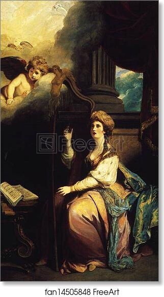 Free art print of St Cecilia by Sir Joshua Reynolds
