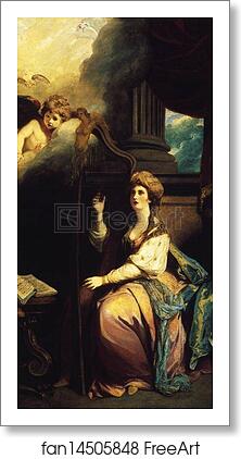 Free art print of St Cecilia by Sir Joshua Reynolds