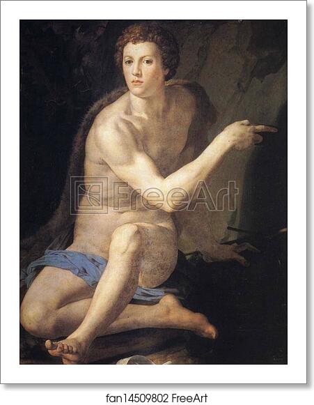 Free art print of Portrait of Giovanni de'Medici as St. John the Baptist by Agnolo Bronzino Free art print of Portrait of Giovanni de'Medici as St. John the Baptist by Agnolo Bronzino