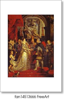 Free art print of The Marriage of Marie de' Medici by Peter Paul Rubens