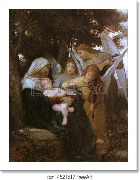 Free art print of Sketch for the Song of the Angels by William-Adolphe Bouguereau Free art print of Sketch for the Song of the Angels by William-Adolphe Bouguereau