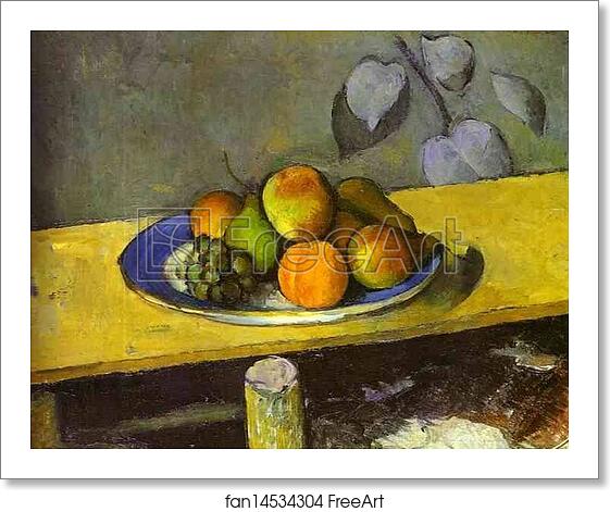 Free art print of Apples, Peaches, Pears and Grapes (Pommes, pêches, poires et raisins) by Paul Cézanne Free art print of Apples, Peaches, Pears and Grapes (Pommes, pêches, poires et raisins) by Paul Cézanne