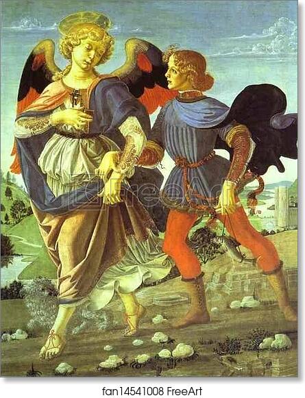 Free art print of Tobias and the Angel by Andrea Del Verrocchio ...