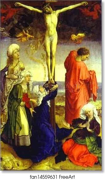 Free art print of Crucifixion by Rogier Van Der Weyden