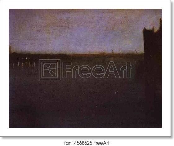 Free art print of Nocturne: Grey and Gold - Westminster Bridge by James Abbott Mcneill Whistler Free art print of Nocturne: Grey and Gold - Westminster Bridge by James Abbott Mcneill Whistler