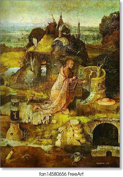 Free art print of St. Jerome by Hieronymus Bosch