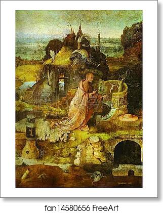 Free art print of St. Jerome by Hieronymus Bosch