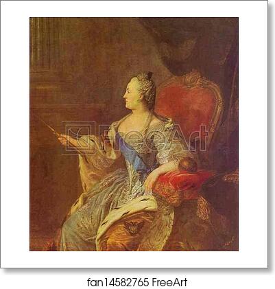 Free art print of Portrait of Catherine II by Fedor Rokotov
