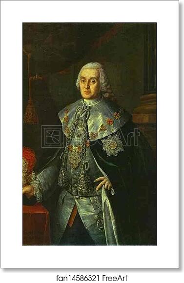 Free art print of Portrait of General-in-Chief, Count William W. Fermor by Aleksey Antropov Free art print of Portrait of General-in-Chief, Count William W. Fermor by Aleksey Antropov