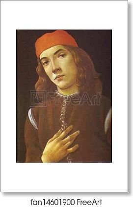 Free art print of Portrait of a Youth by Alessandro Botticelli