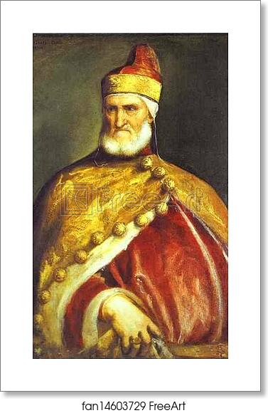 Free art print of Portrait of Doge Andrea Gritti by Titian