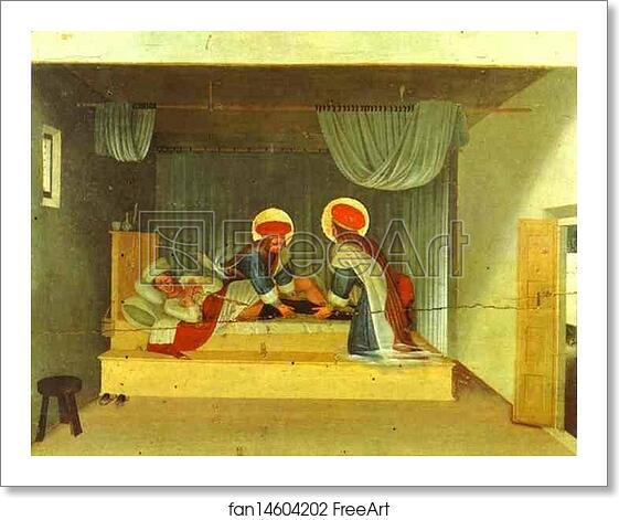 Free art print of San Marco Altarpiece: The Healing of the Deacon Justian by Fra Angelico Free art print of San Marco Altarpiece: The Healing of the Deacon Justian by Fra Angelico