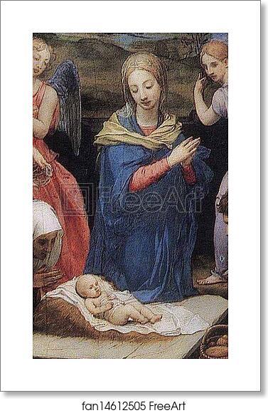 Free art print of Adoration of the Shepherds. Detail by Agnolo Bronzino Free art print of Adoration of the Shepherds. Detail by Agnolo Bronzino