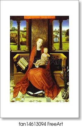 Free art print of Madonna and Child by Hans Memling
