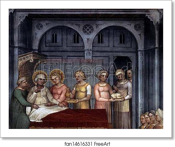 Free art print of The Birth of John the Baptist. Detail by Giusto De’ Menabuoi Free art print of The Birth of John the Baptist. Detail by Giusto De’ Menabuoi