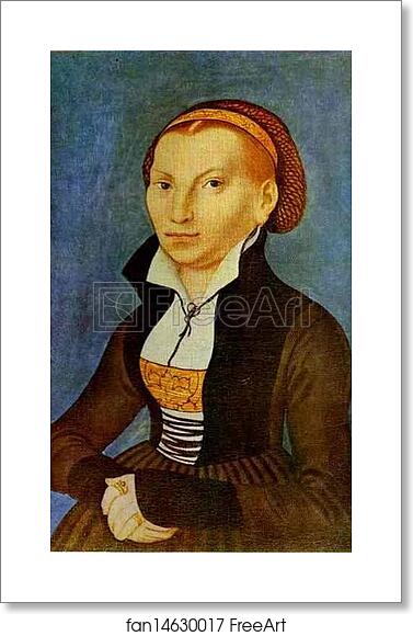 Free art print of Portrait of Katharina von Bora, Wife of Martin Luther by Lucas Cranach The Elder Free art print of Portrait of Katharina von Bora, Wife of Martin Luther by Lucas Cranach The Elder