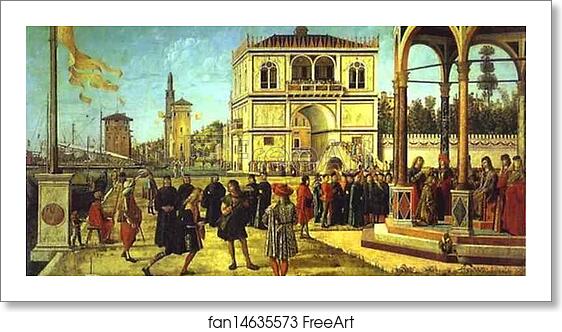 Free art print of The Legend of St. Ursula: Return of the Ambassadors by Vittore Carpaccio