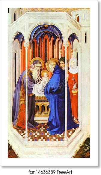 Free art print of Presentation in the Temple by Melchior Broederlam Free art print of Presentation in the Temple by Melchior Broederlam