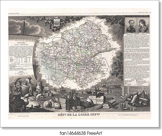 Free art print of Dept. de la Loire Infre. by Victor Jules Levasseur Free art print of Dept. de la Loire Infre. by Victor Jules Levasseur