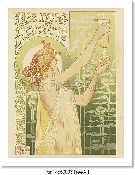 Free art print of Absinthe Robette by Henri Privat-Livemont Free art print of Absinthe Robette by Henri Privat-Livemont